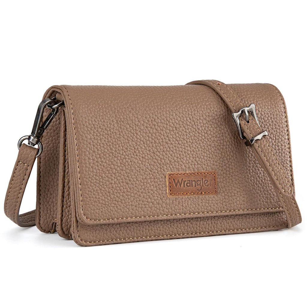 Wrangler Crossbody Bags for Women Small Size Cross Body Wallet Purses with Adjustable Straps