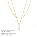 Double-Layer Pearl Necklace