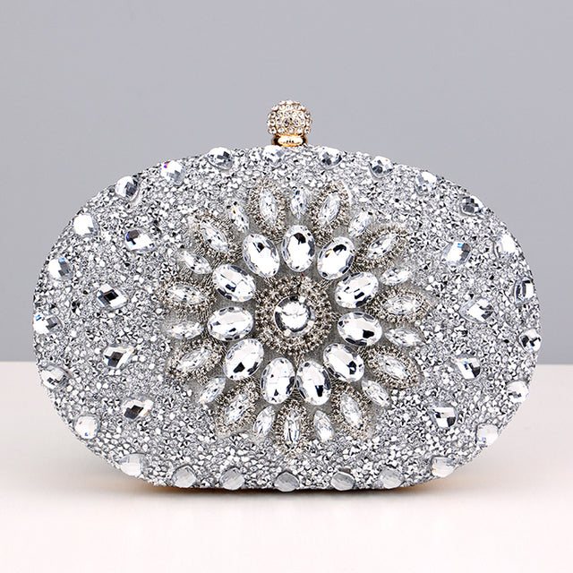 Diamond Luxury Evening Clutch Bag for Women