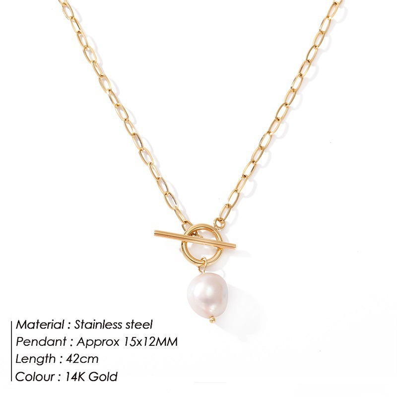 Elegant Shell Pearl Necklace