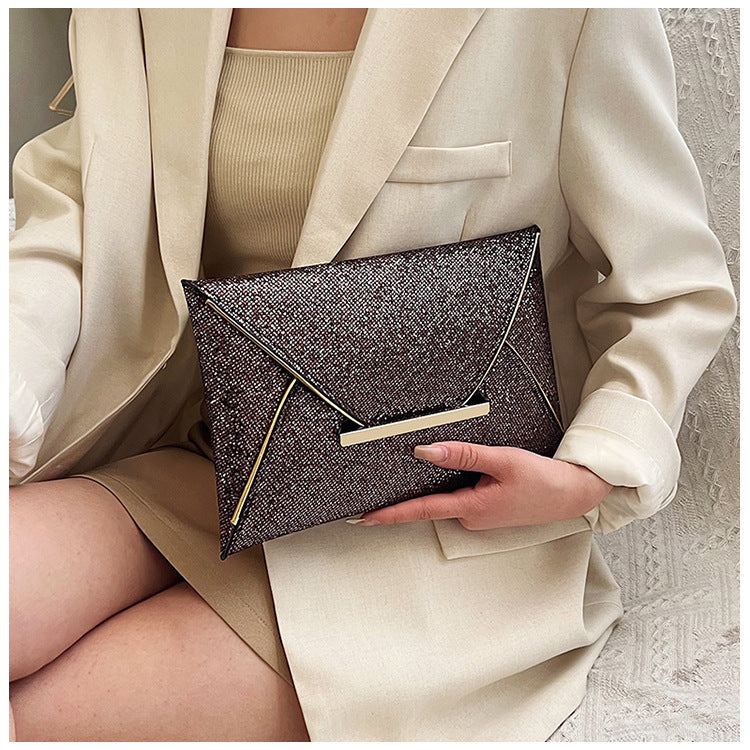 Coofit Women's Evening Clutch Bag with Sparkling Sequins