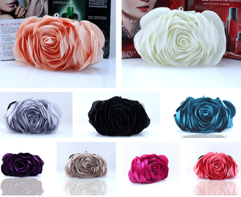 Floral Evening Handbag, Cute Dress Clutch Bag