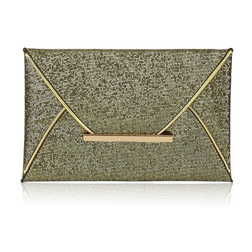 Coofit Women's Evening Clutch Bag with Sparkling Sequins