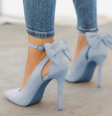 Bow Detail Stiletto Heels