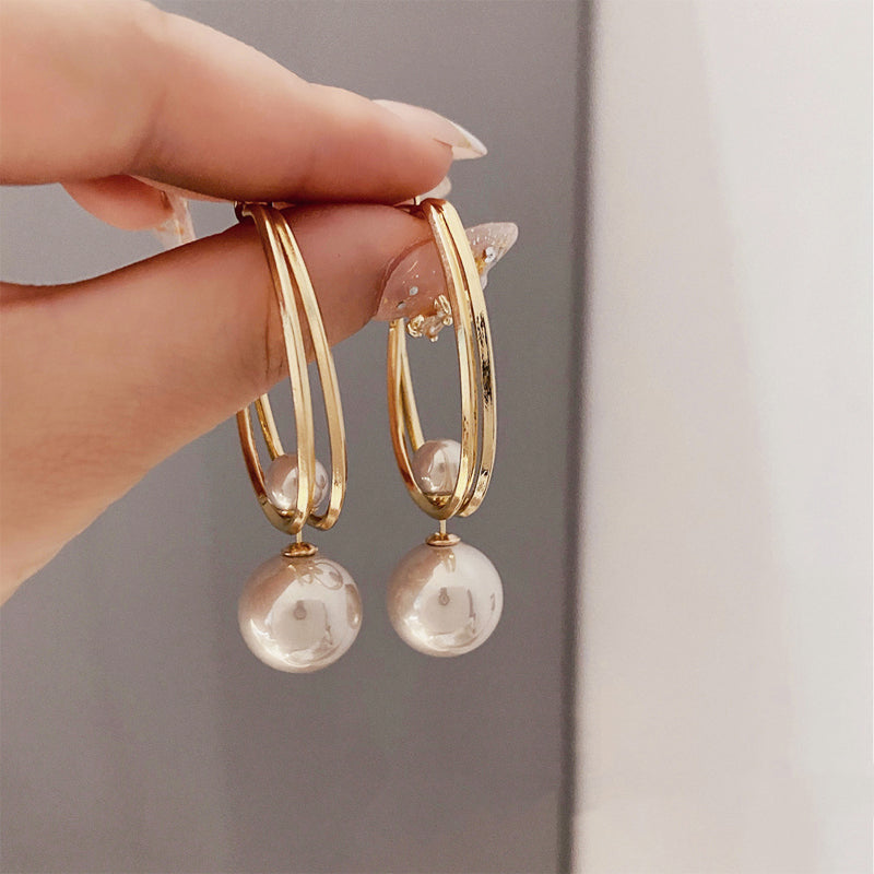 Retro Glamorous Multi-Wear Pearl Earrings
