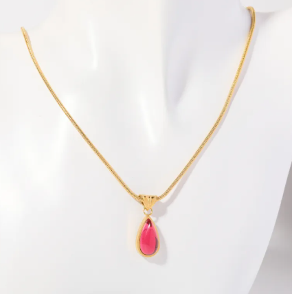 Blue Ocean Drop Necklace