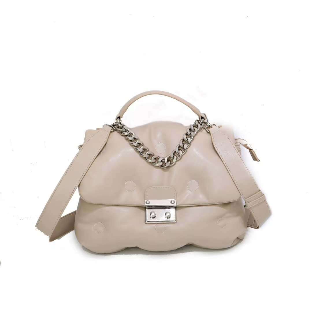 Cotton-Filled Space Bag - Clutch and Shoulder Messenger