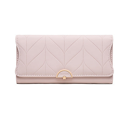 Large Capacity Women's Tri-Fold Clutch Wallet