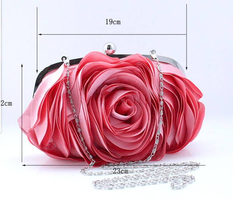 Floral Evening Handbag, Cute Dress Clutch Bag