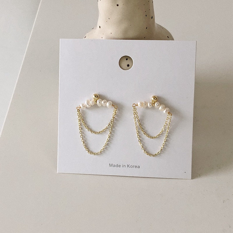 High-Quality Baroque Pearl S925 Silver Earrings