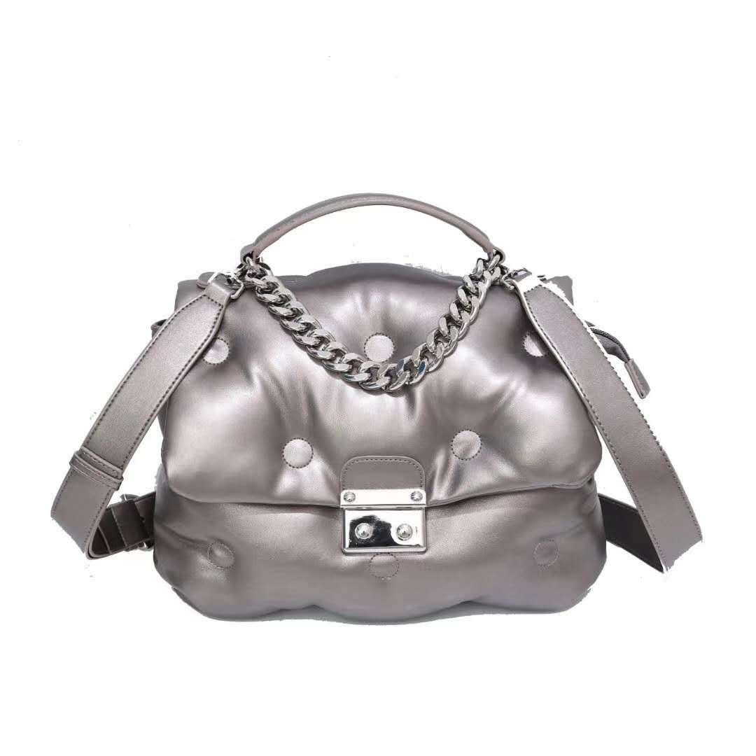 Cotton-Filled Space Bag - Clutch and Shoulder Messenger