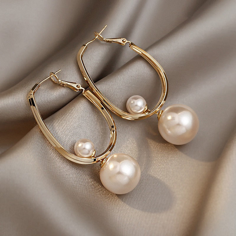 Retro Glamorous Multi-Wear Pearl Earrings