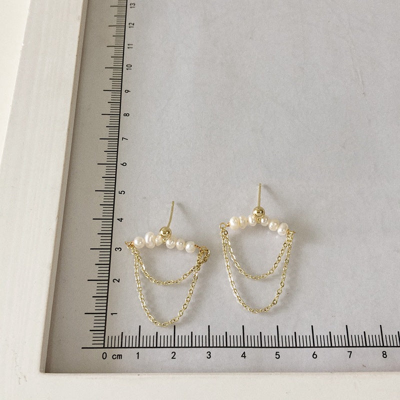 High-Quality Baroque Pearl S925 Silver Earrings