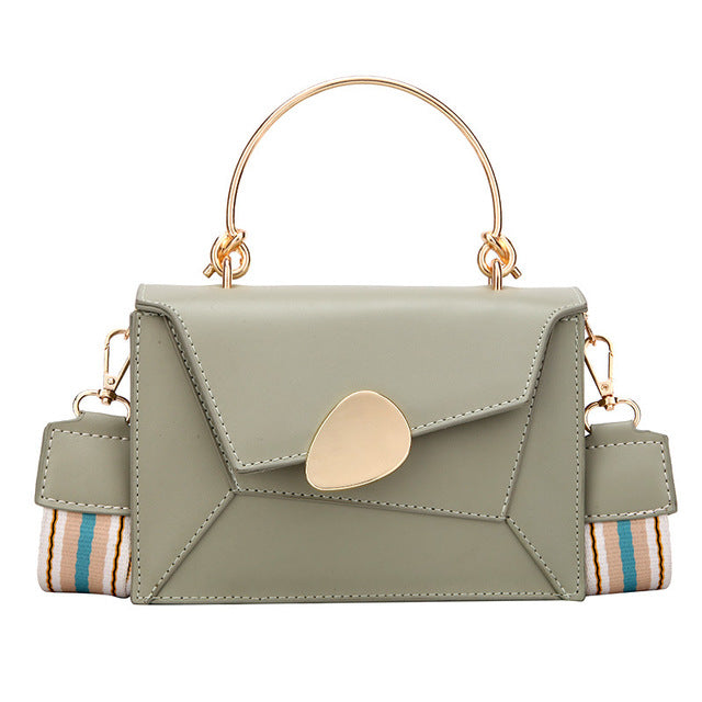 2019 Summer Women's Fashion Color Block Handbag