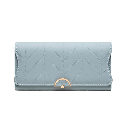 Large Capacity Women's Tri-Fold Clutch Wallet