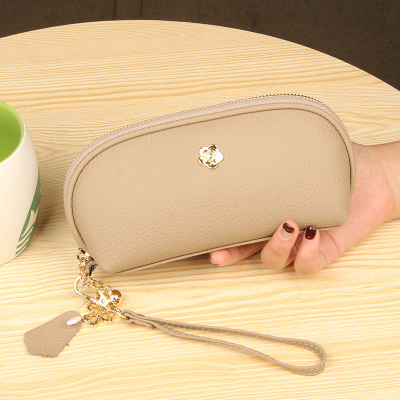 Large Capacity Portable All-in-One Cowhide Wallet