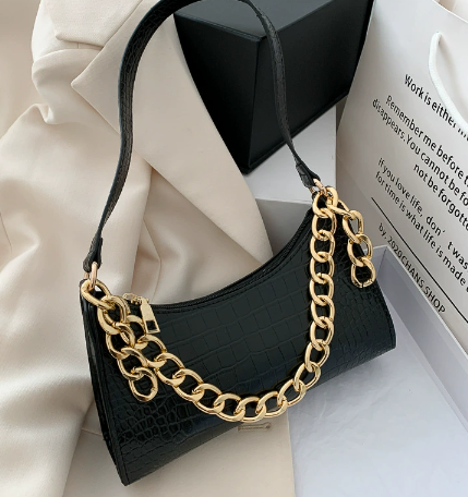 2020 Vintage Crocodile Pattern Chain Bag (Shoulder)