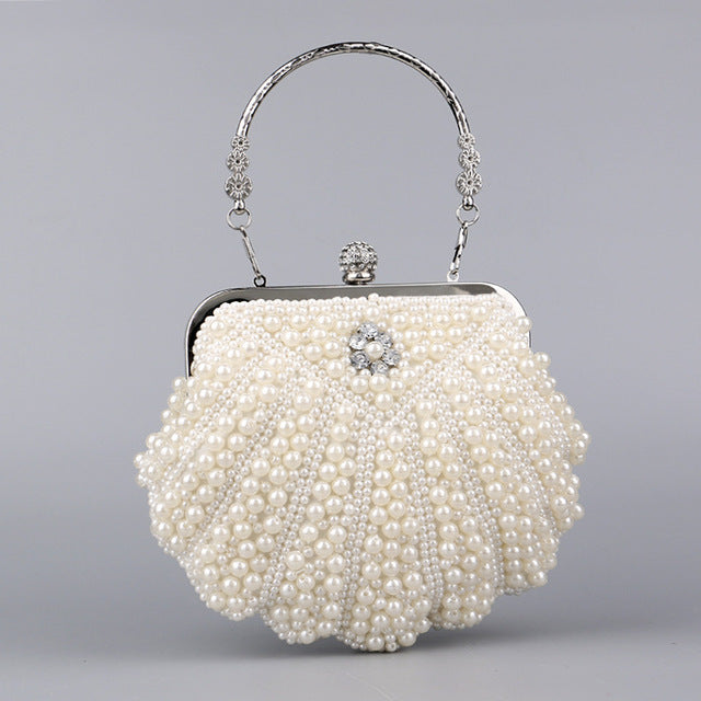 Luxury Pearl Evening Clutch Bag for Women