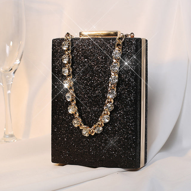 Luxury Designer Sequin Evening Clutch Bag for Women