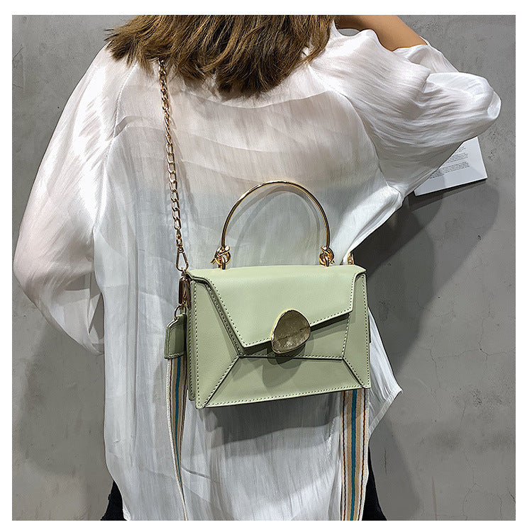 2019 Summer Women's Fashion Color Block Handbag