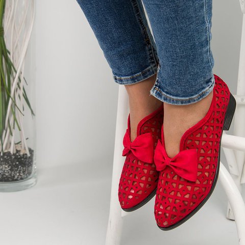 Women's Chunky Heel Sandals with Bow