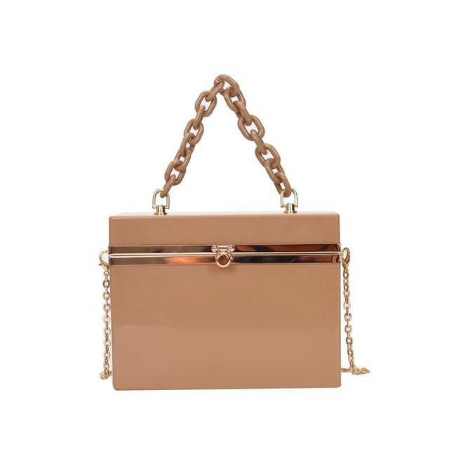 Lady Candy Color Acrylic Handbag Evening Clutch Bag