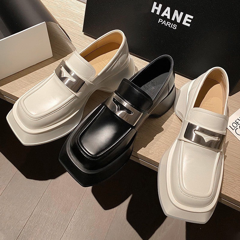 Women's Chunky Heel Slip-On Shoes