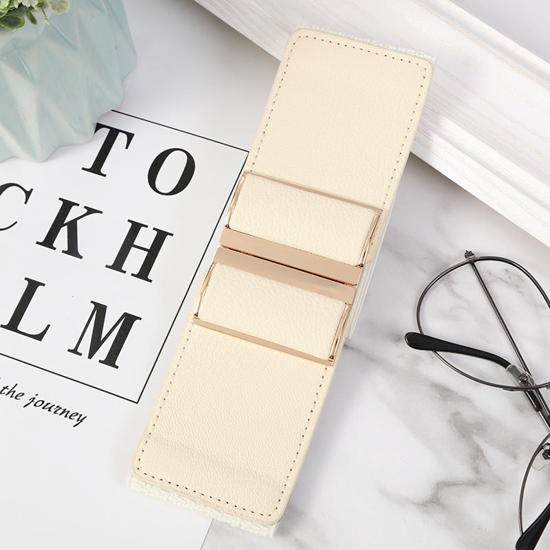 Fashion Women's Elastic Wide Waist Belt for Dresses