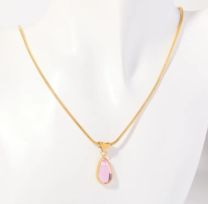 Blue Ocean Drop Necklace