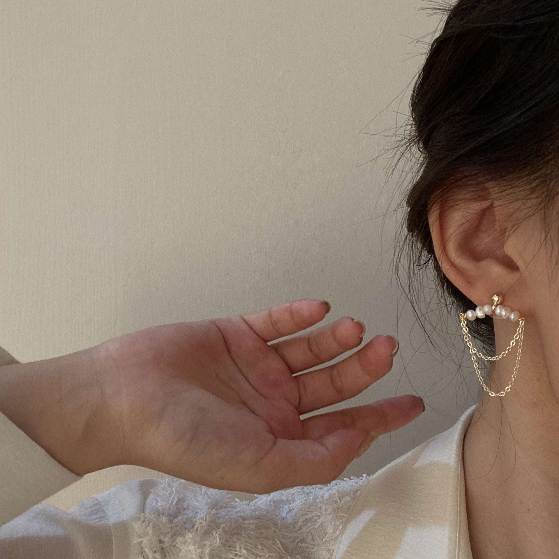 High-Quality Baroque Pearl S925 Silver Earrings