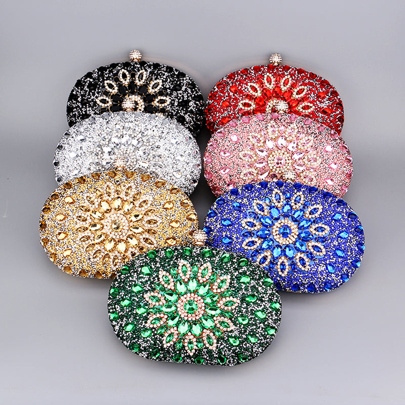 Diamond Luxury Evening Clutch Bag for Women