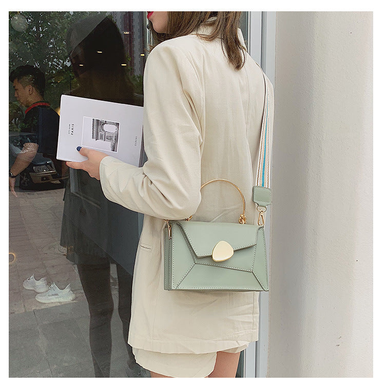 2019 Summer Women's Fashion Color Block Handbag