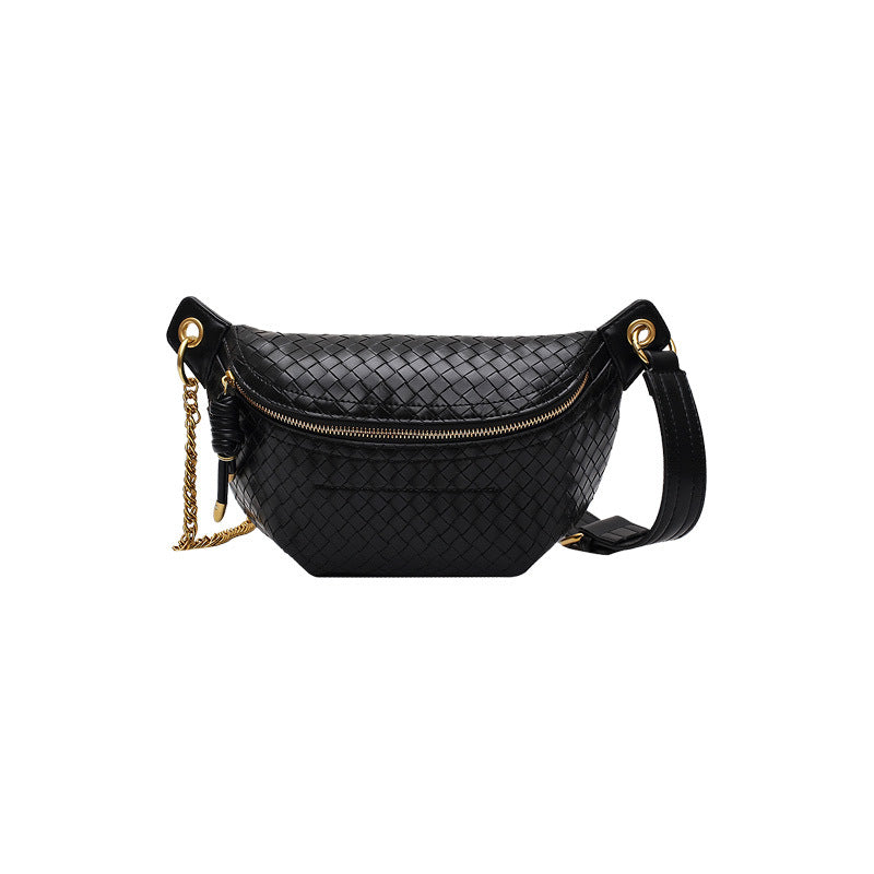 Luxury Women's Leather Waist Belt Bag and Crossbody Pack