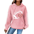 Cozy Football Heart Hoodie!
