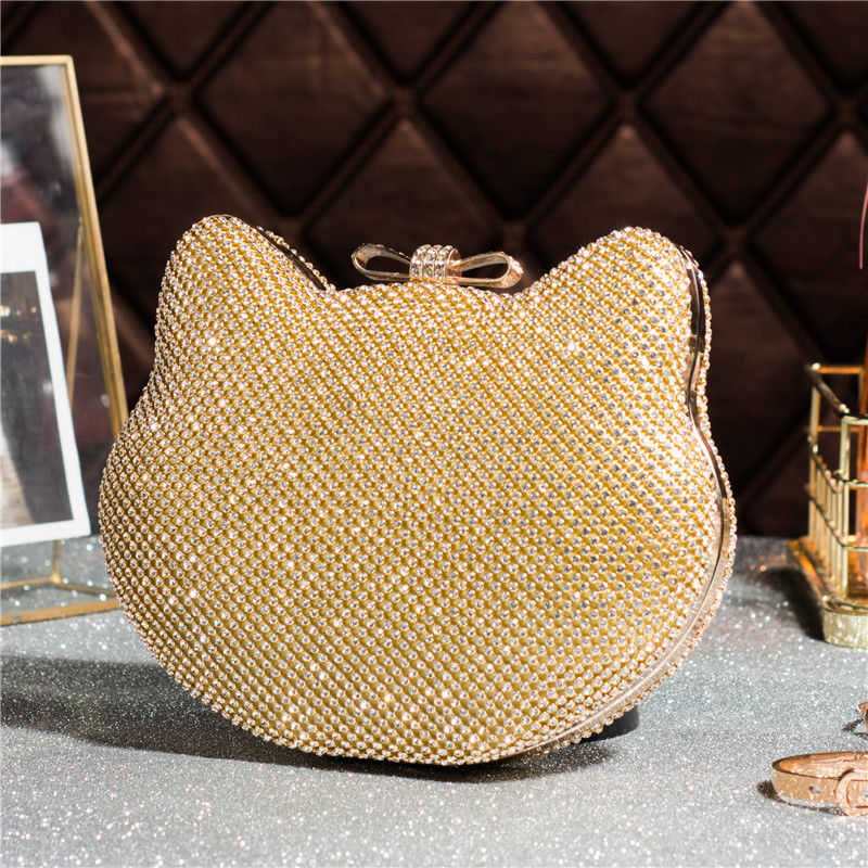New Rhinestone Evening Clutch Bag - Korean Style