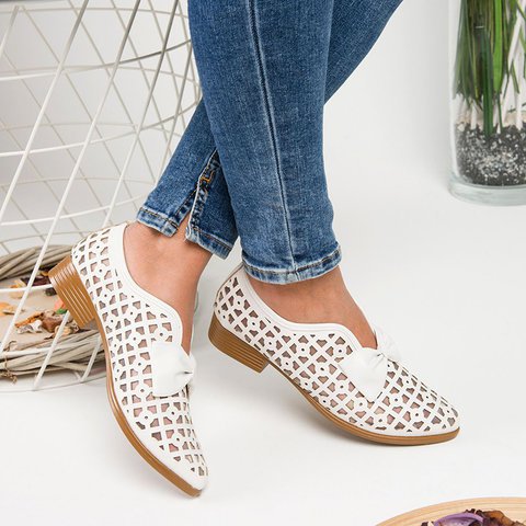 Women's Chunky Heel Sandals with Bow