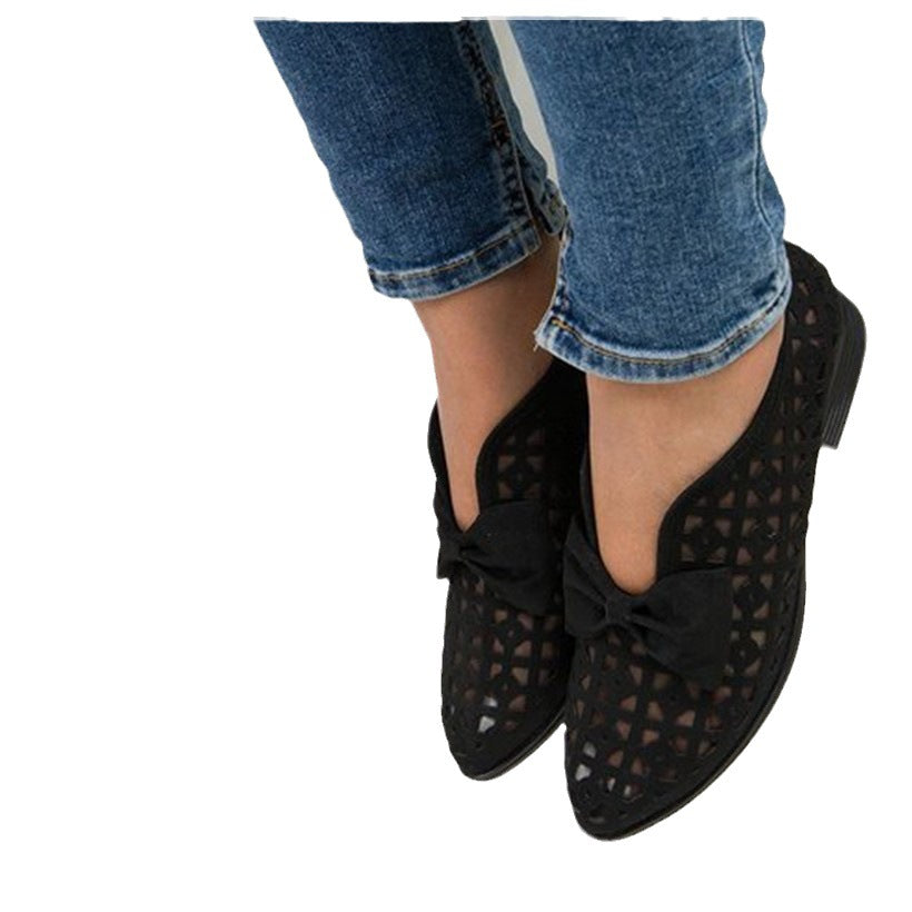 Women's Chunky Heel Sandals with Bow