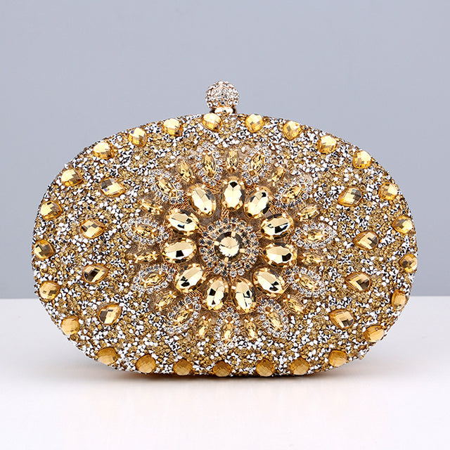 Diamond Luxury Evening Clutch Bag for Women