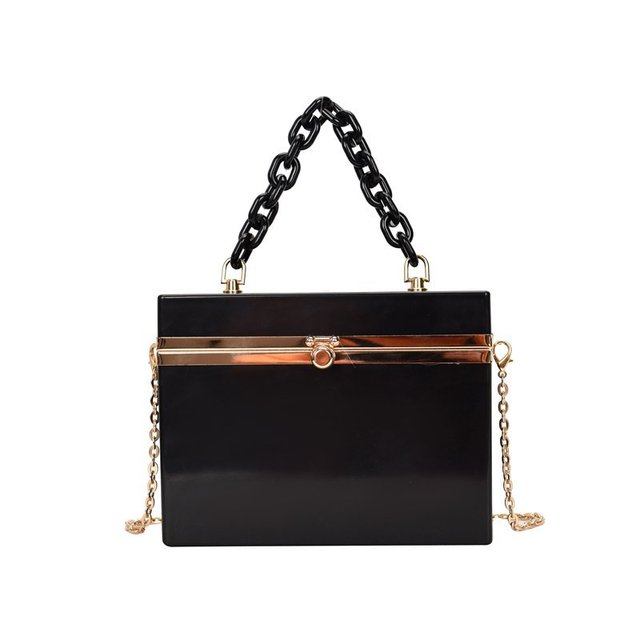 Lady Candy Color Acrylic Handbag Evening Clutch Bag
