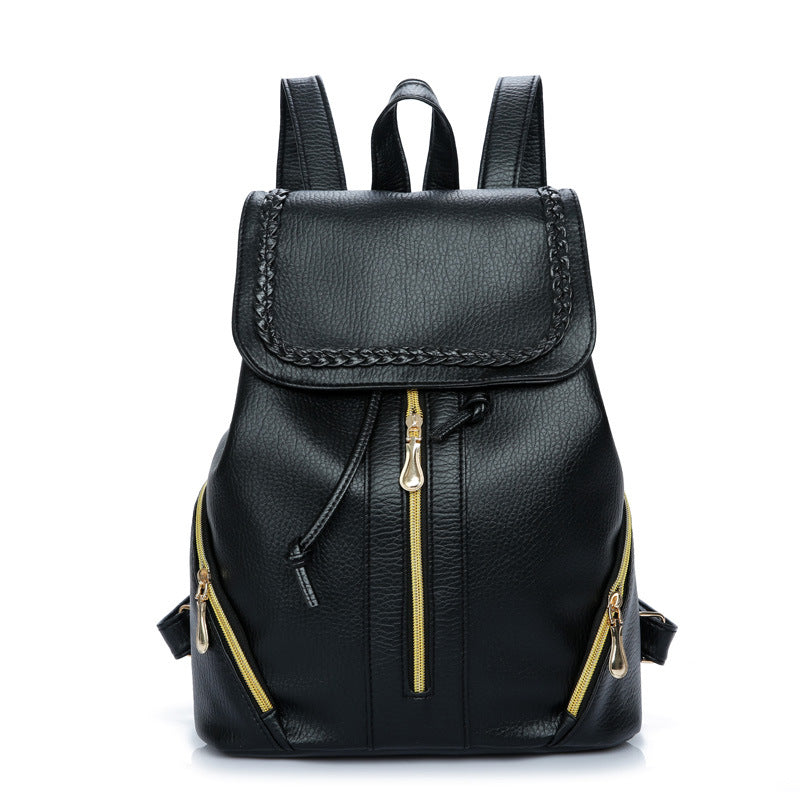 Stylish Travel Backpack Leather Bag