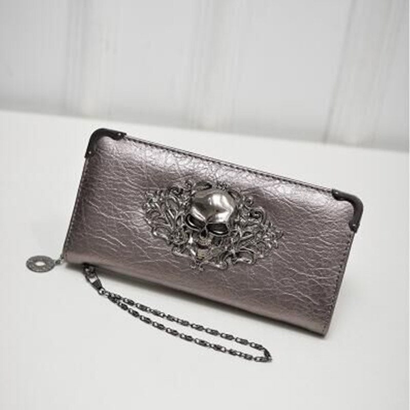 Women's Punk Wallet and Clutch Bag