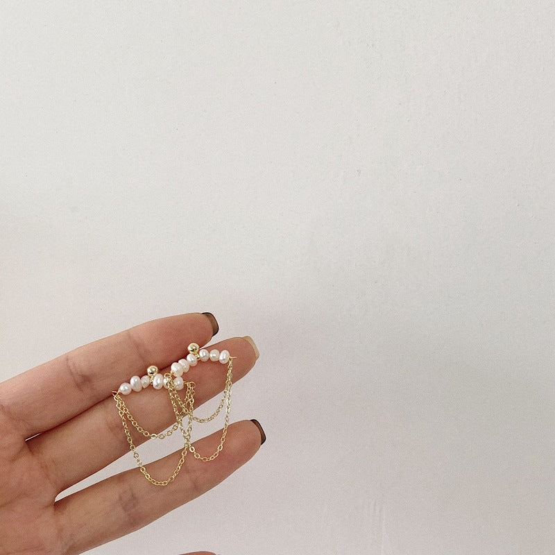 High-Quality Baroque Pearl S925 Silver Earrings