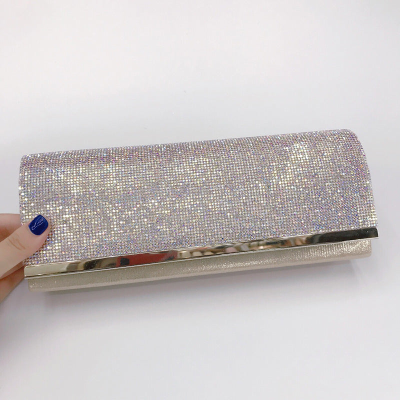 European & American Diamond-studded Banquet Clutch