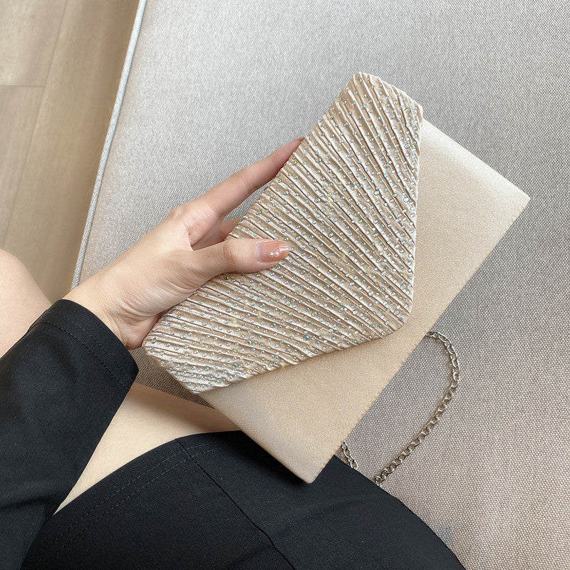 Elegant Rhinestone Evening Clutch Handbag and Crossbody