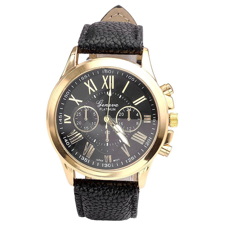 Women's Leather Watch & Men's Outdoor Quartz Watch