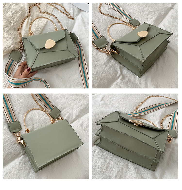 2019 Summer Women's Fashion Color Block Handbag