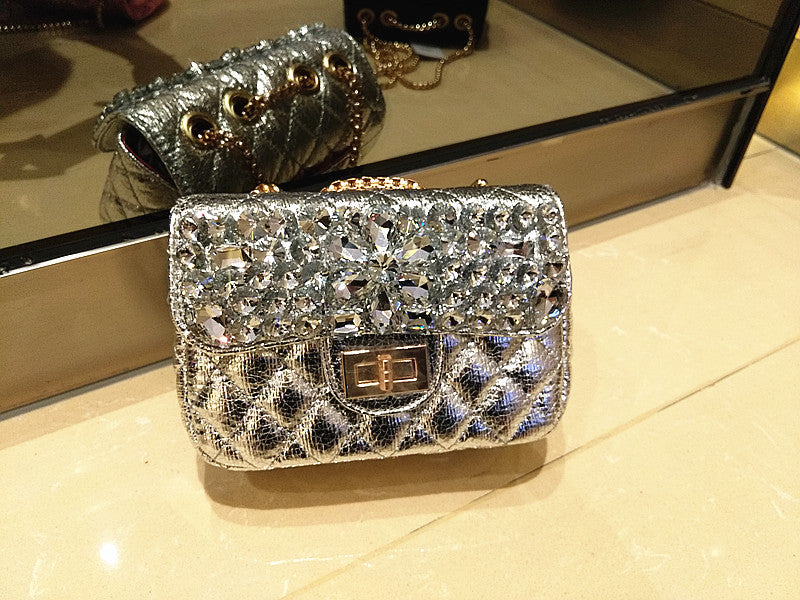 Diamond Rhinestone Clutch Shoulder Crossbody Bag