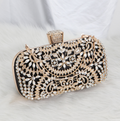 2023 Diamond Evening Clutch Bag for Women - Golden