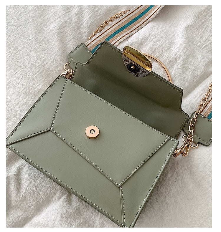 2019 Summer Women's Fashion Color Block Handbag