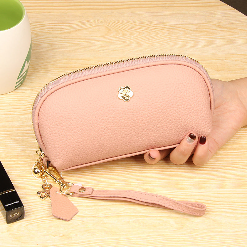 Large Capacity Portable All-in-One Cowhide Wallet